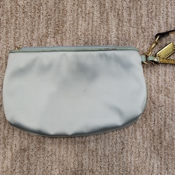 Coach Amanda Pleated Satin Wristlet - Picture 7 of 11